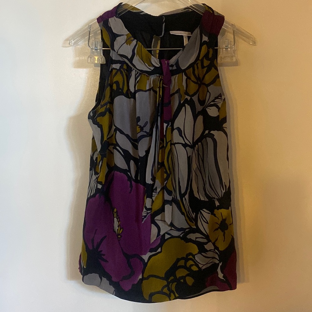 Classiques Entier top gorgeous colors tank lined side zipper size medium